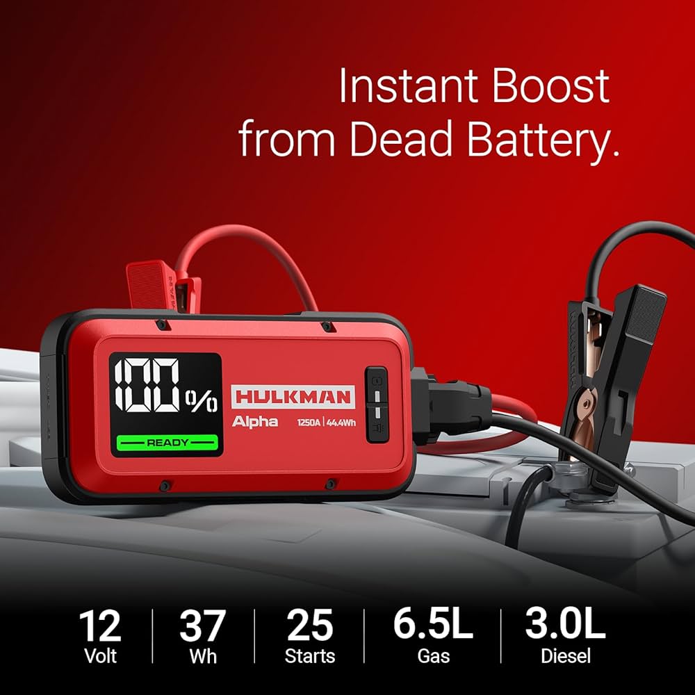 Amazon.com: Hulkman Alpha, Ultra Red, 1000A 37Wh Battery